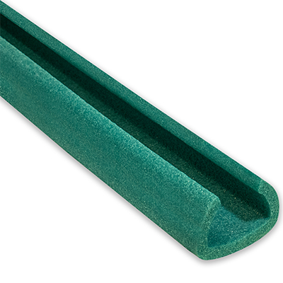 80 Metres (40 Strips) Of 'U-Channel' Foam Edge Guards Protectors 60-80mm x 2M Lengths - Jiffy Ocean Green U80